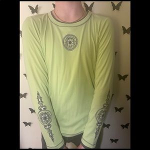 BOHO HIPPIE INDIE lime long sleeve